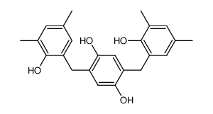 2,5-bis-(2-hydroxy-3,5-dimethyl-benzyl)-hydroquinone结构式