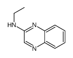 N-乙基-2-喹噁啉胺结构式