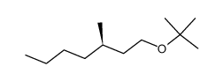 (R)-1-tert-butoxy-3-methylheptane结构式