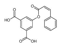 5-(3-phenylprop-2-enoyloxy)benzene-1,3-dicarboxylic acid Structure