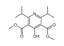 dimethyl 2,6-diisopropyl-4-hydroxy-3,5-pyridine-dicarboxylate Structure