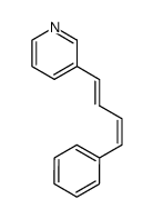 (1E,3Z)-1-(3-pyridyl)-4-(phenyl)buta-1,3-diene结构式