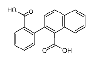 2-(2'-carboxyphenyl)-1-naphthoic acid结构式