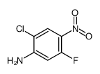 2-氯-4-硝基-5-氟苯胺结构式