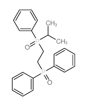 (2-diphenylphosphorylethyl-propan-2-yl-phosphoryl)benzene结构式
