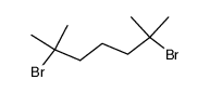 2,6-dibromo-2,6-dimethyl-heptane结构式