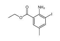 ethyl 2-amino-3-iodo-5-methylbenzoate Structure