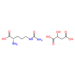 L-瓜氨酸 DL-苹果酸(1:1)结构式