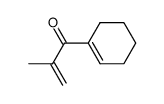 1-cyclohexenyl-2-methylprop-2-en-1-one Structure