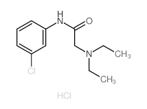 (3-chlorophenyl)carbamoylmethyl-diethyl-azanium chloride结构式