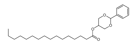 (2-phenyl-1,3-dioxan-5-yl) hexadecanoate Structure