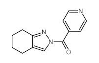 pyridin-4-yl-(4,5,6,7-tetrahydroindazol-2-yl)methanone结构式