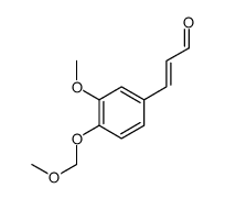 (Z)-3-[3-methoxy-4-(methoxymethoxy)phenyl]prop-2-enal Structure