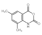 6,8-二甲基-2H-3,1-苯并恶嗪-2,4(1H)-二酮结构式