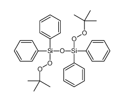 tert-butylperoxy-[tert-butylperoxy(diphenyl)silyl]oxy-diphenylsilane结构式