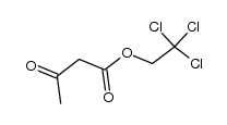 2,2,2-trichloroethyl acetylacetate Structure