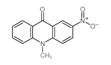 9(10H)-Acridinone, 10-methyl-2-nitro-结构式