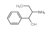 Benzenemethanol,α-(1-aminopropyl)-结构式
