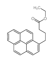 1-Pyrenebutanoic acid,ethyl ester结构式