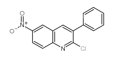2-氯-6-硝基-3-苯基喹啉结构式