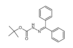 tert-butyl 2-(diphenylmethylene)hydrazinecarboxylate Structure