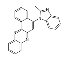 5-(2-methylbenzimidazol-1-yl)benzo[a]phenazine结构式