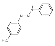N-(4-methylphenyl)diazenylaniline结构式