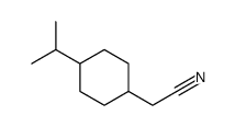 4-(异丙基)-环己烷乙腈结构式