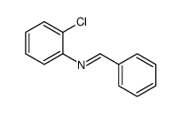N-(2-chlorophenyl)-1-phenylmethanimine结构式