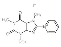 1,3,7-trimethyl-8-pyridin-1-yl-purine-2,6-dione Structure