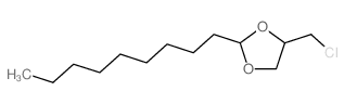 1,3-Dioxolane,4-(chloromethyl)-2-nonyl-结构式