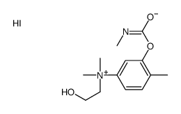2-hydroxyethyl-dimethyl-[4-methyl-3-(methylcarbamoyloxy)phenyl]azanium,iodide结构式