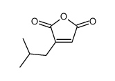 3-(2-methylpropyl)furan-2,5-dione Structure