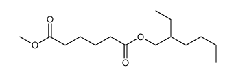 6-O-(2-ethylhexyl) 1-O-methyl hexanedioate结构式