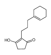 2-Cyclopenten-1-one, 2-[3-(1-cyclohexen-1-yl)propyl]-3-hydroxy- (9CI)结构式