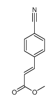 (E)-METHYL 3-(4-CYANOPHENYL)ACRYLATE Structure