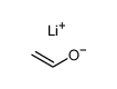Lithium enolate of the acetaldehyde结构式