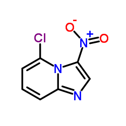 5-Chloro-3-nitroimidazo[1,2-a]pyridine结构式