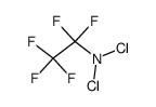 N,N-Dichlor-1,1,2,2,2-pentafluorethanamin结构式