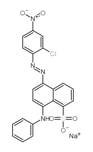sodium 8-anilino-5-[(2-chloro-4-nitrophenyl)azo]naphthalene-1-sulphonate Structure