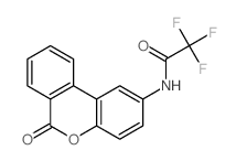2,2,2-trifluoro-N-(6-oxo-6H-benzo[c]chromen-2-yl)acetamide Structure