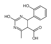 1,2,5,6-四氢-6-(2-羟基苯基)-4-甲基-2-氧代-5-嘧啶羧酸结构式