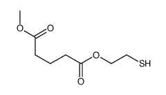 1-O-methyl 5-O-(2-sulfanylethyl) pentanedioate Structure