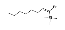 (E)-1-bromo-1-trimethylsilyl-1-octene Structure