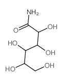 2,3,4,5,6-pentahydroxyhexanamide结构式