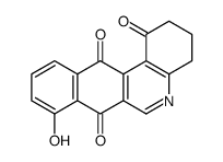 8-hydroxy-3,4-dihydro-2H-benzo[j]phenanthridine-1,7,12-trione结构式