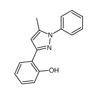 2-(5-methyl-1-phenyl-1H-pyrazol-3-yl)phenol结构式