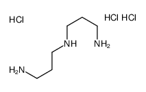N'-(3-aminopropyl)propane-1,3-diamine,trihydrochloride结构式