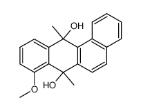 7,12-Dihydro-7,12-dihydroxy-8-methoxy-7,12-dimethylbenz[a]anthracene Structure
