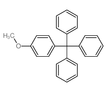 Triphenyl-p-anisylmethane Structure